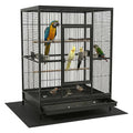 Wiojtry Under Pet Cage Mat for Bird Cages, Dog Kennels, Reptile Aquariums, Dog Kennels, Water-Resistant Pad for Hard Floors and Surfaces (X-Large)