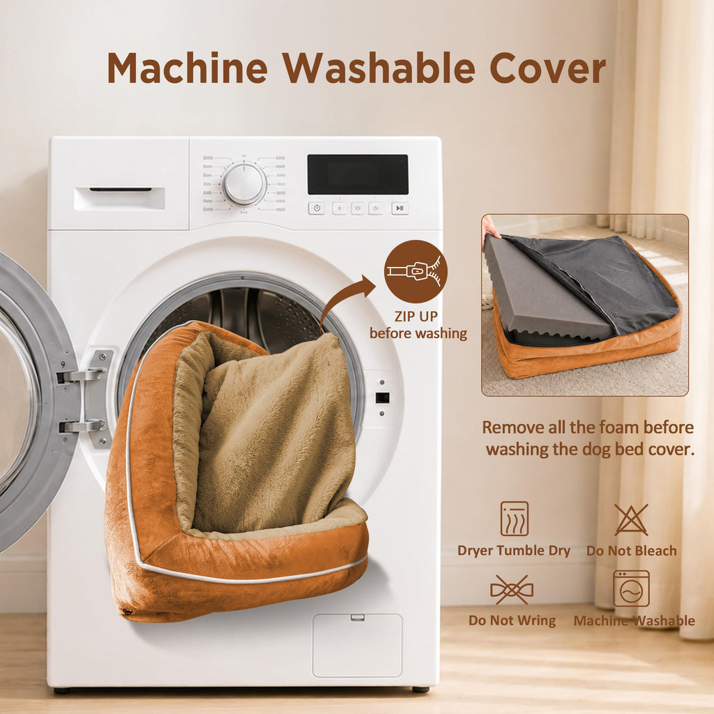 Comfort Expression Waterproof Orthopedic Dog Beds for Extra Large Dog