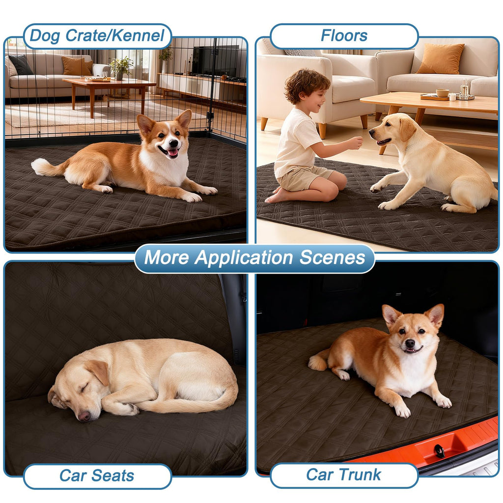 hyha Waterproof Reversible Dog Blanket, Soft Couch Cover for Dogs Washable