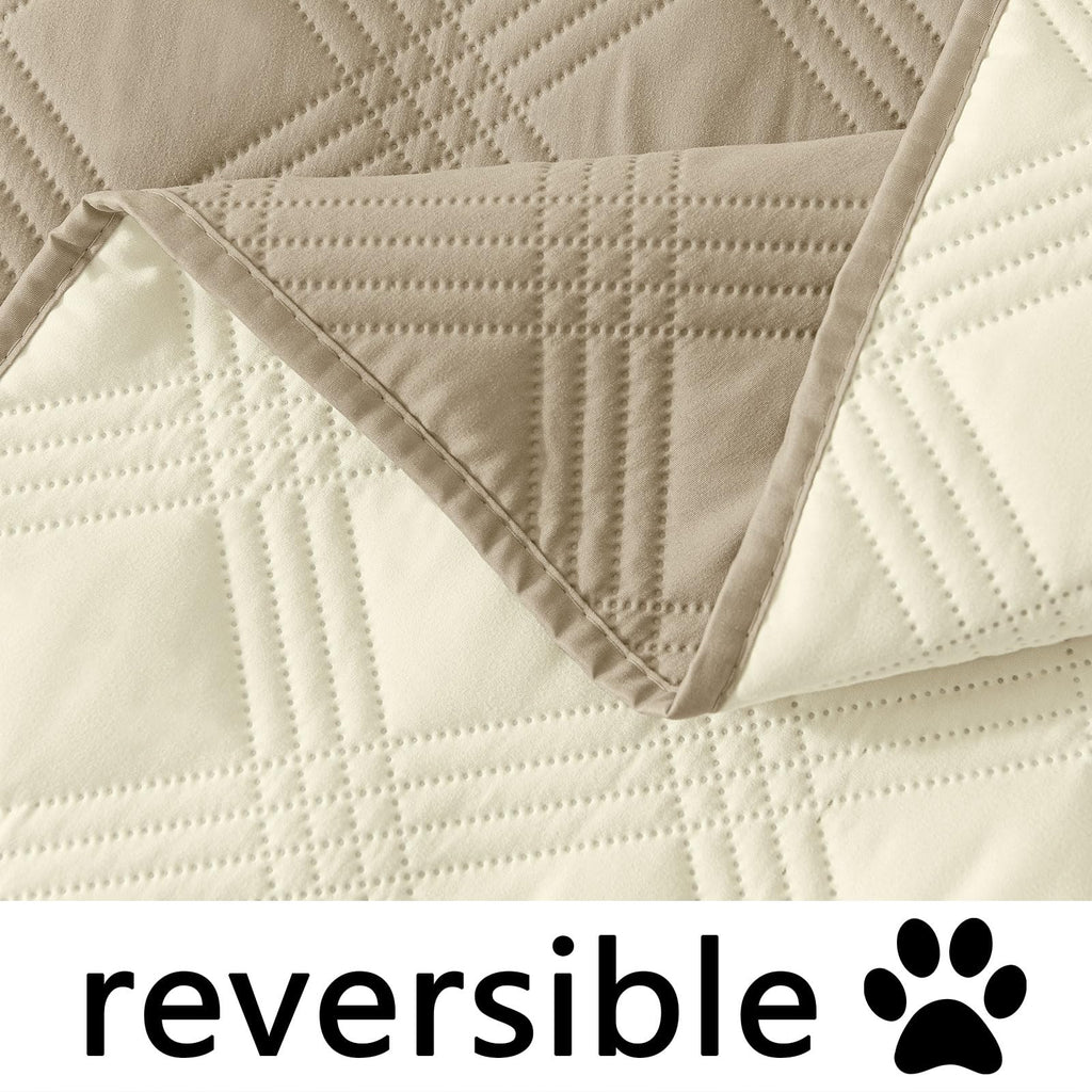 hyha Waterproof Reversible Dog Blanket, Soft Couch Cover for Dogs Washable