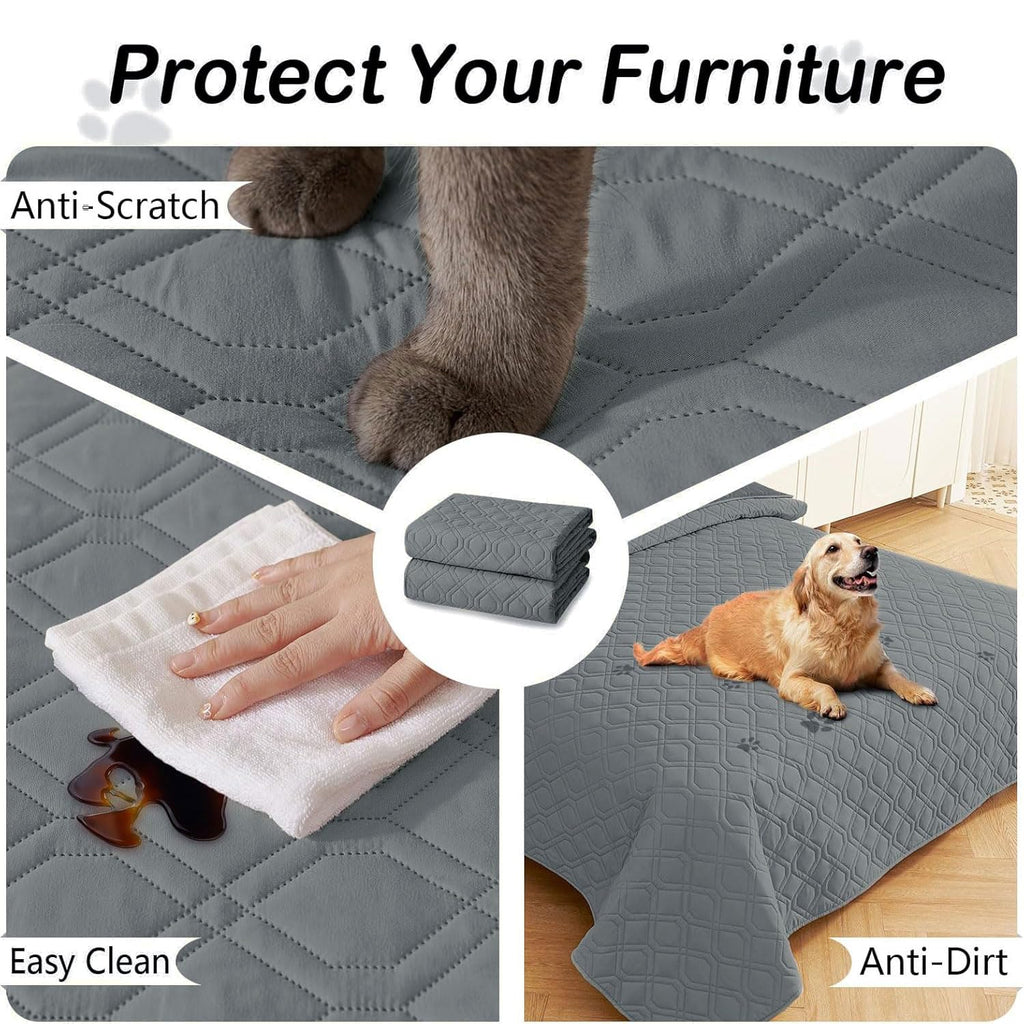 hyha Waterproof Dog Bed Blanket - Soft Pet Blanket & Sofa Cover for Dogs