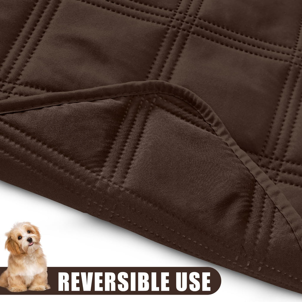 Smiry Waterproof Dog Bed Cover, Reversible Pet Blanket for Sofa Couch