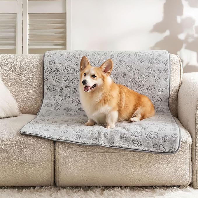 Okxiri Dog Blankets for Small, Medium Dogs, Puppy Blanket Washable