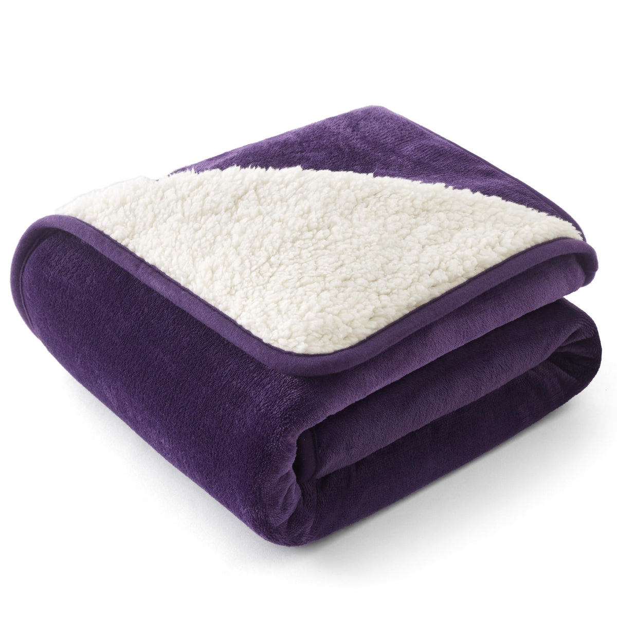 Bedsure Waterproof Blanket for Bed Soft Sherpa Fleece Throw,King 108"x86"
