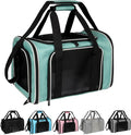 Top tasta Dog Cat Carrier Pet Carriers for Small Medium Large Cats Dogs Carrier Soft Sided Small Puppy Dog Carrier Portable Foldable Airline Approved Dog Cat Travel Carrier Blue Medium