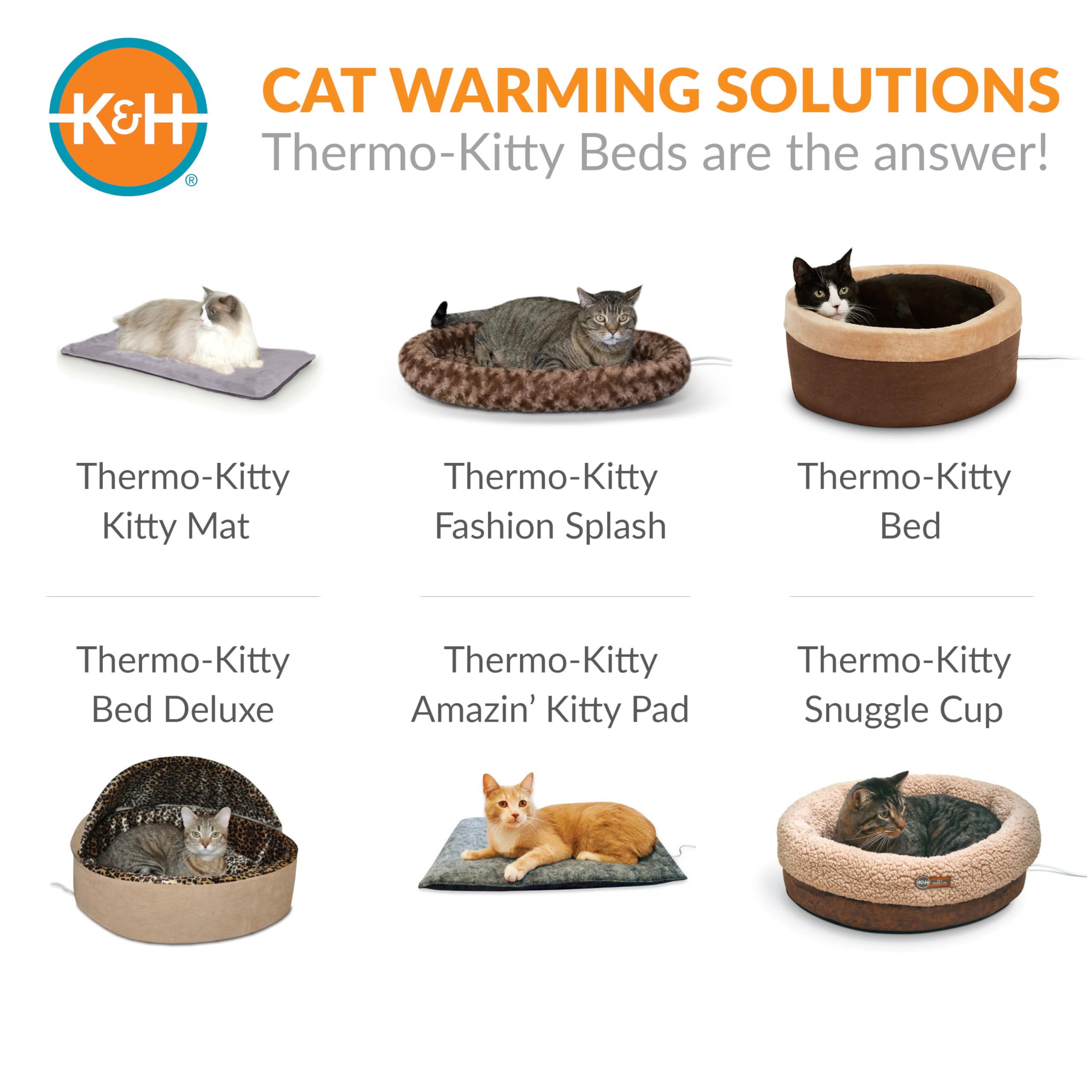 K&H Self-Warming Cat Bed Pad, Self Heating Pad for Outdoor Cat Houses, Warming Mat for Indoor Pet Beds & Furniture, Reversible Blanket, Machine Washable, Small 21 X 17 Oatmeal/ Chocolate