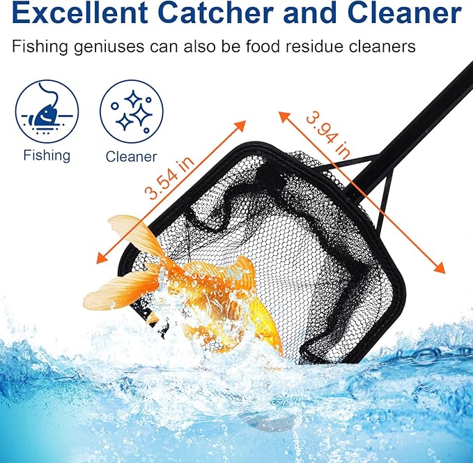 Fish Tank Cleaner Kit, Gravel Vacuum for Aquarium, Aquarium Vacuum Cleaner