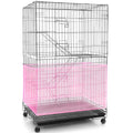 Shappy Bird Cage Seed Catcher Net, 118 x 15 Inch/ 300 x 37 cm, Light Pink