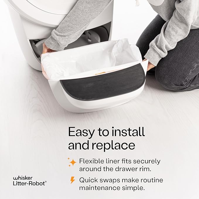 Whisker Litter-Robot Waste Drawer Liners, 25 Pack