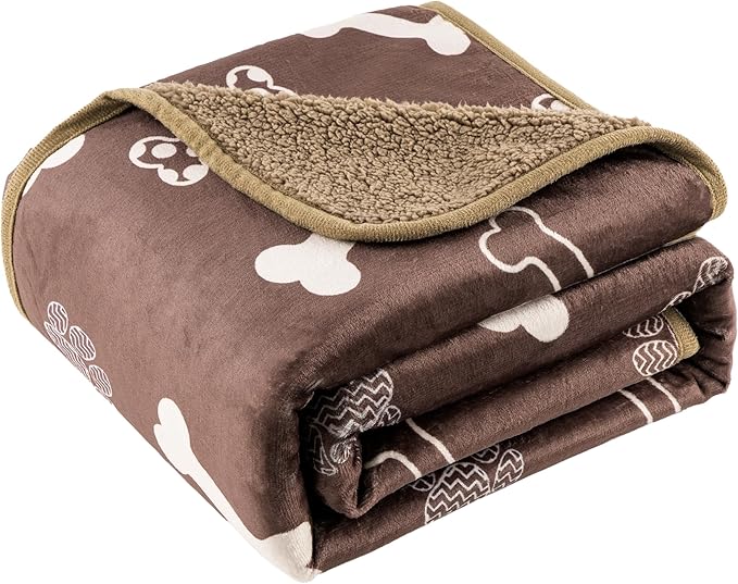 CAPT.SNOOZE Washable Waterproof Dog Blankets for Large Dogs 60"x80"