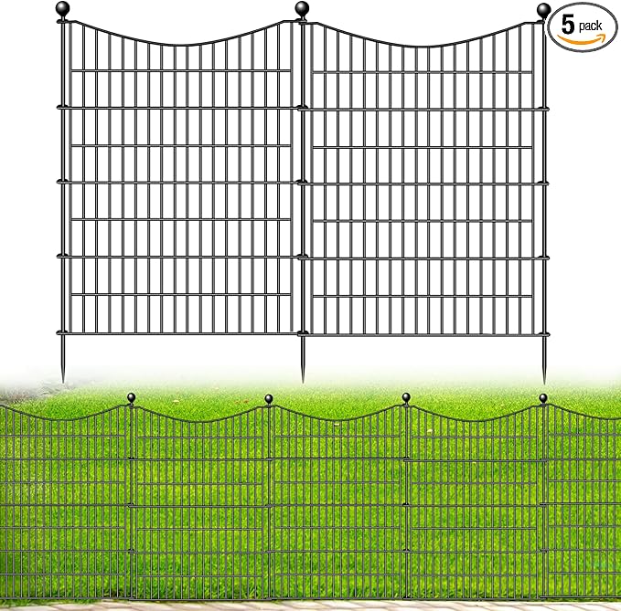 No Dig Dog Fence Outdoor for Yard, 40 in(H) X 11.8 ft(L)