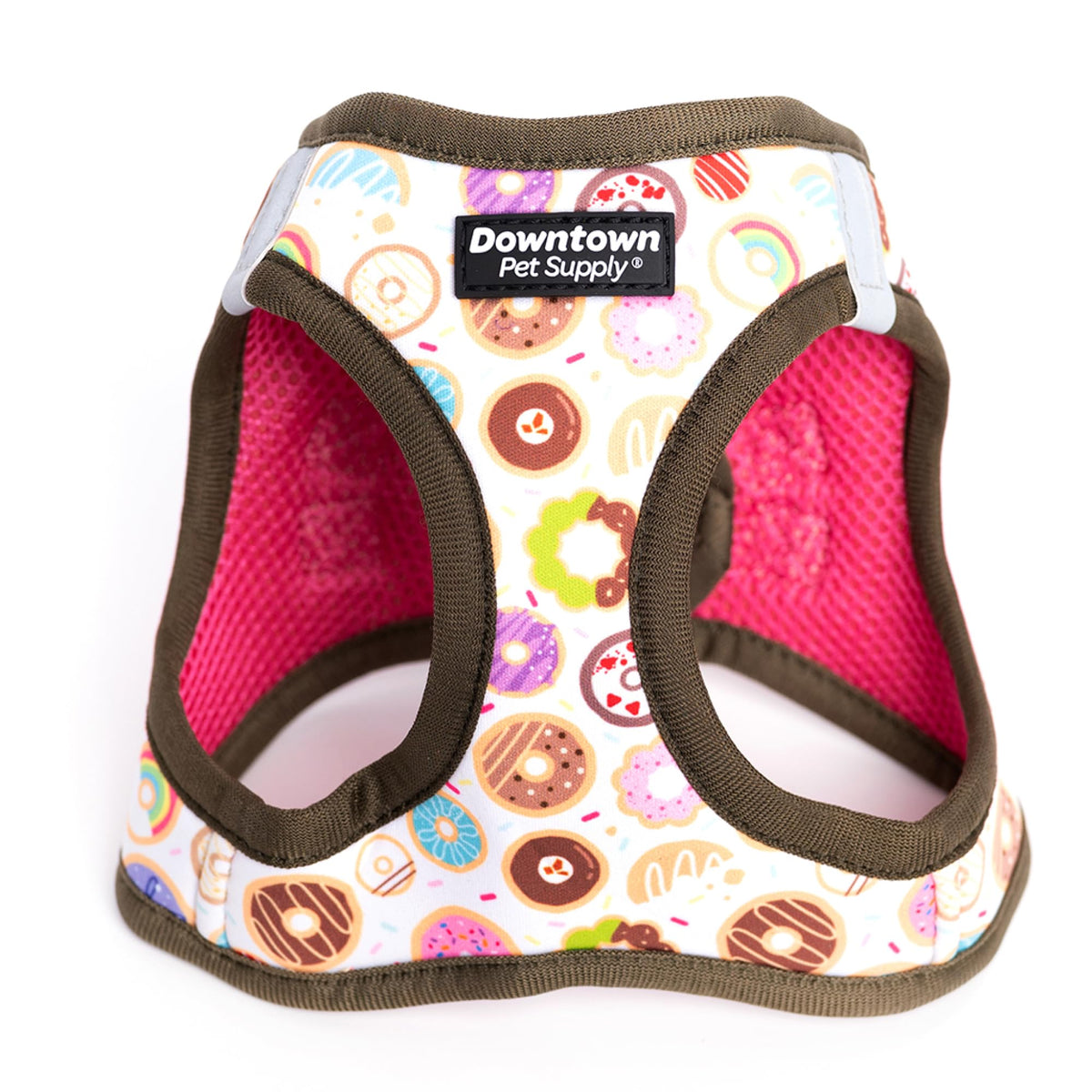 Downtown Pet Supply Step-in Dog Harness – No Pull, Adjustable Padded Mesh with Reflective Trim, Secure Buckle Strap – Comfortable & Breathable Small Dog Harness, X-Small, Pink