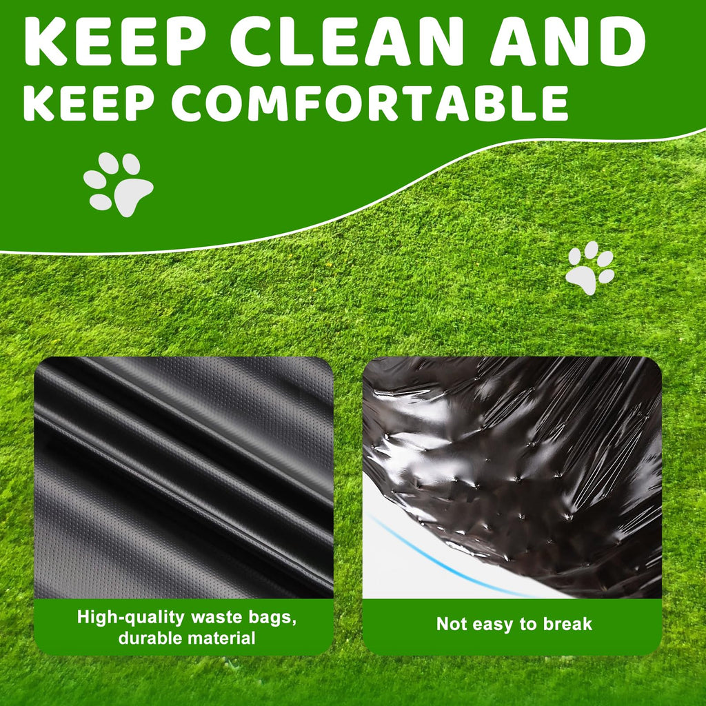 Dog Poop Trash Can Outside - 20L/5Gal Large Outdoor Trash Can with Lid