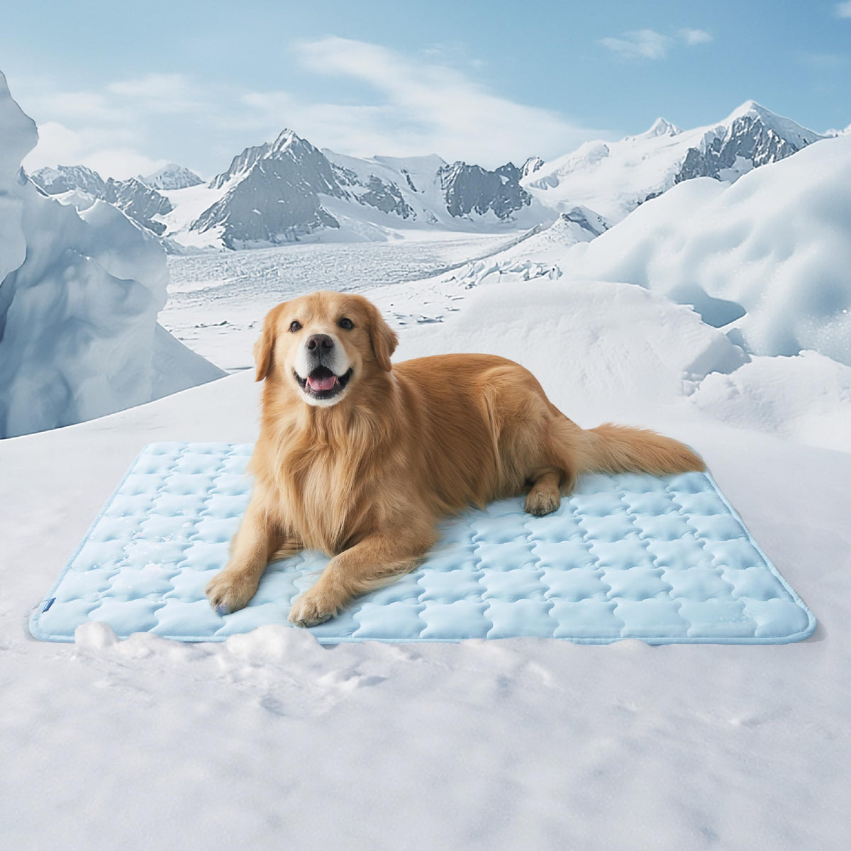Bedsure ArcticMax™ Cooling Mat for Extra Large Dogs,Q-Max>0.5 Chill Fiber
