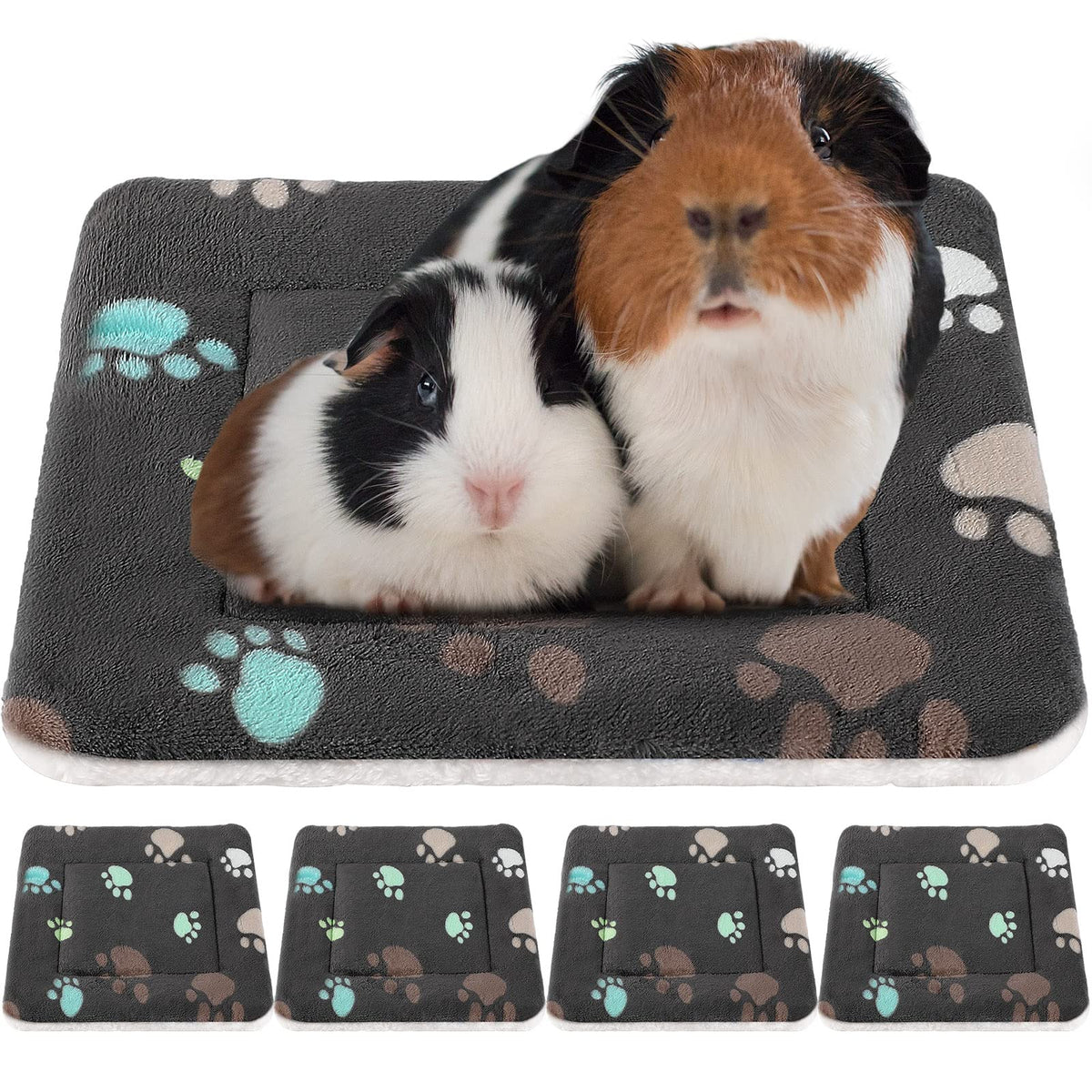 Tuanse 4 Pack Soft Pet Bed Mat Small Dog Crate Fleece
