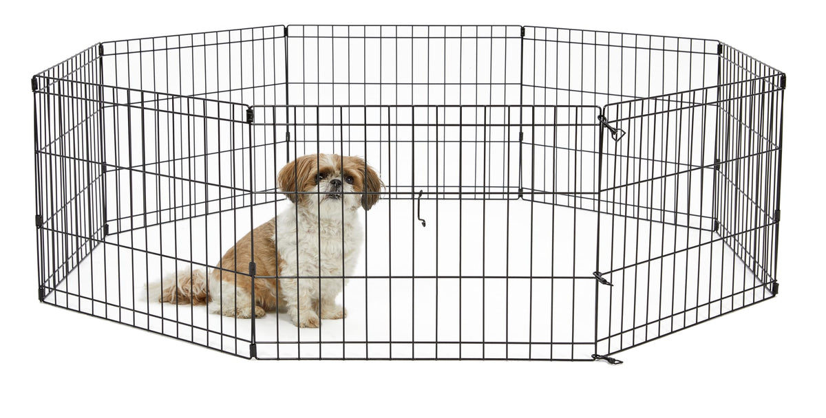 New World by MidWest 30-Inch Exercise Pen, No Door, 16 Sq Ft Play Area