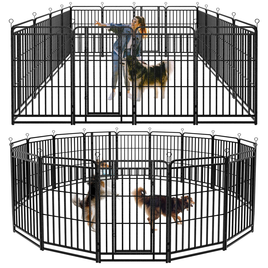 Kfvigoho Heavy Duty Dog Playpen 16 Steel Panels 47" Height