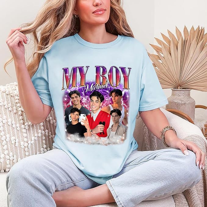 Tehg & Tuhg Custom T Shirts with Picture, Vintage Bootleg Rap Tee, Boyfriend Girlfriend, Unique Gift for Birthday Anniversary