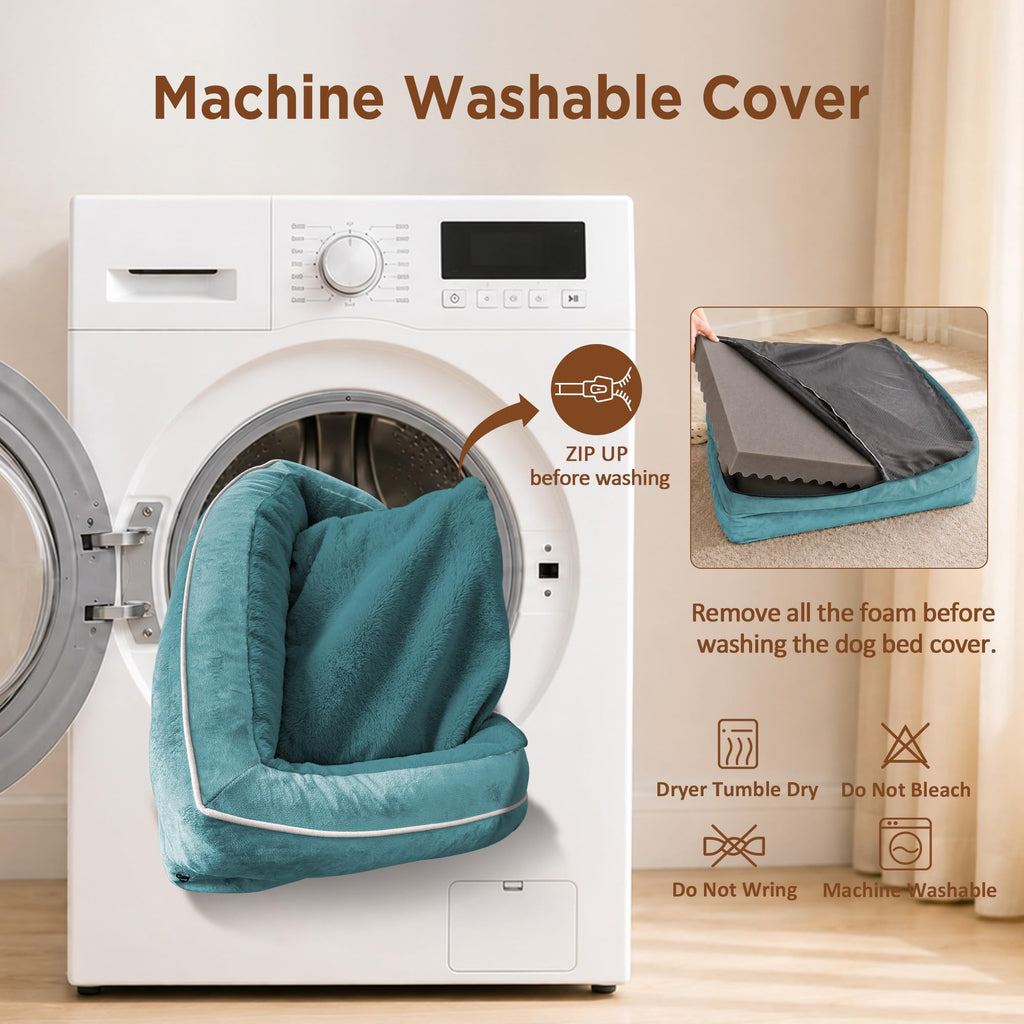 Comfort Expression Waterproof Orthopedic Dog Bed for Extra Large Dogs