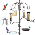 YINGYM 6-Hook Bird Feeding Station, 94 Inch Bird Feeder Pole for Outdoors