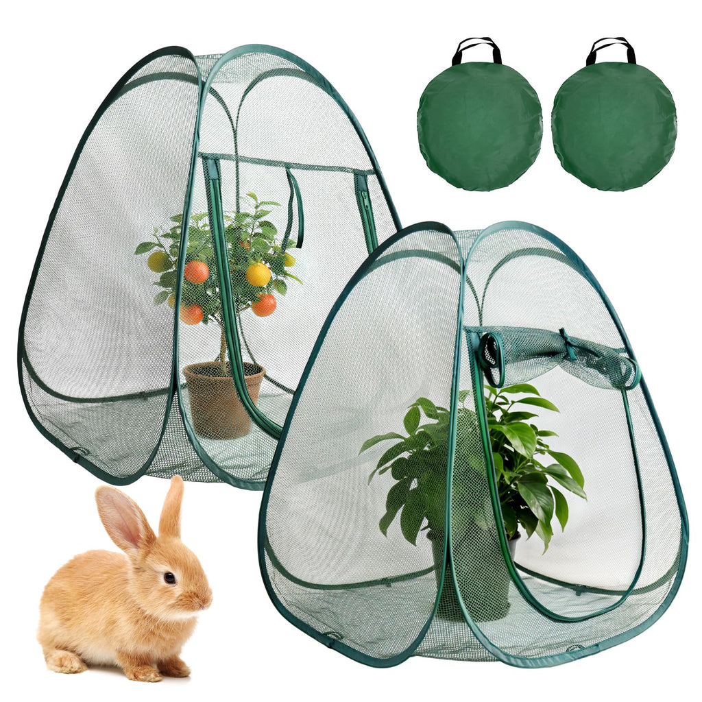 2PCS Large Netting Tent for Garden Protection Mesh Plant Cover from Animals