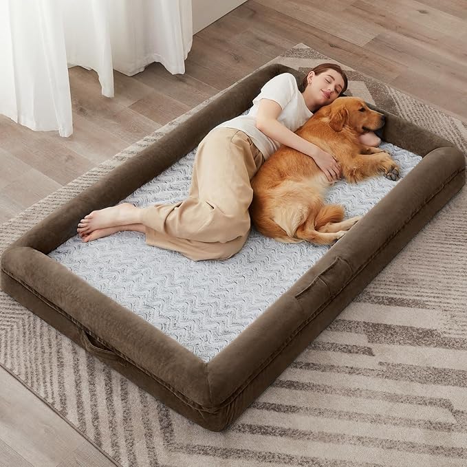 WNPETHOME XXXL Big Large Orthopedic for Senior Dog Bed Comfy Sleeping