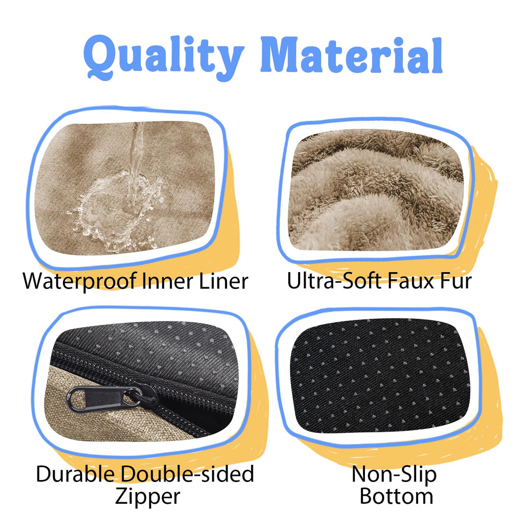Chez Paw Orthopedic Waterproof Dog Bed for Medium and Large Dogs