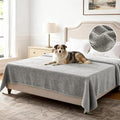 H.VERSAILTEX Non Slip Pet Couch Cover Chenille Dog Bed Protector Thick Soft Sofa Slipcover Pet Friendly Washable Couch Cushion Covers for Pets (52" x 82", Dove)