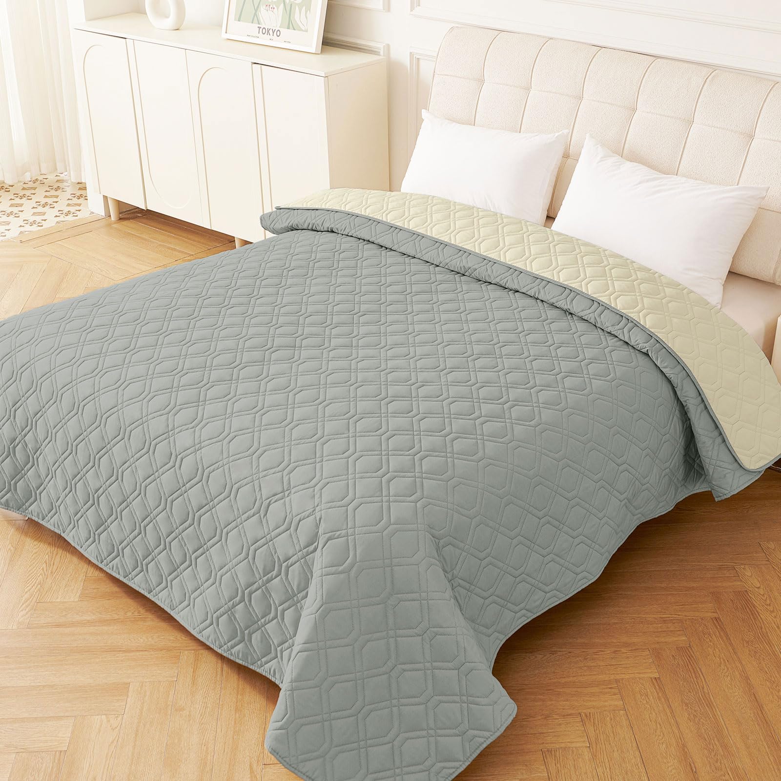 hyha Waterproof Dog Bed Blanket - Soft Pet Blanket & Sofa Cover for Dogs