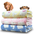 Dog Blankets for Medium Large Dogs Washable, 3 Pack Pet Blanket Washable 41" x 31", Fuzzy Soft Puppy Blanket Throw Cover for Kennel Crate Bed, Blanket for Dogs, Pet Blankets for Dog