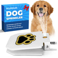 Scuddles Dog Sprinkler, Paw Activated Water Fountain, Outdoor Dog Water Sprinkler with Copper Valve, Easy Step-On Pedal, Perfect For Dogs to Stay Cool and Hydrated, Hose Attachment and Training Guide,