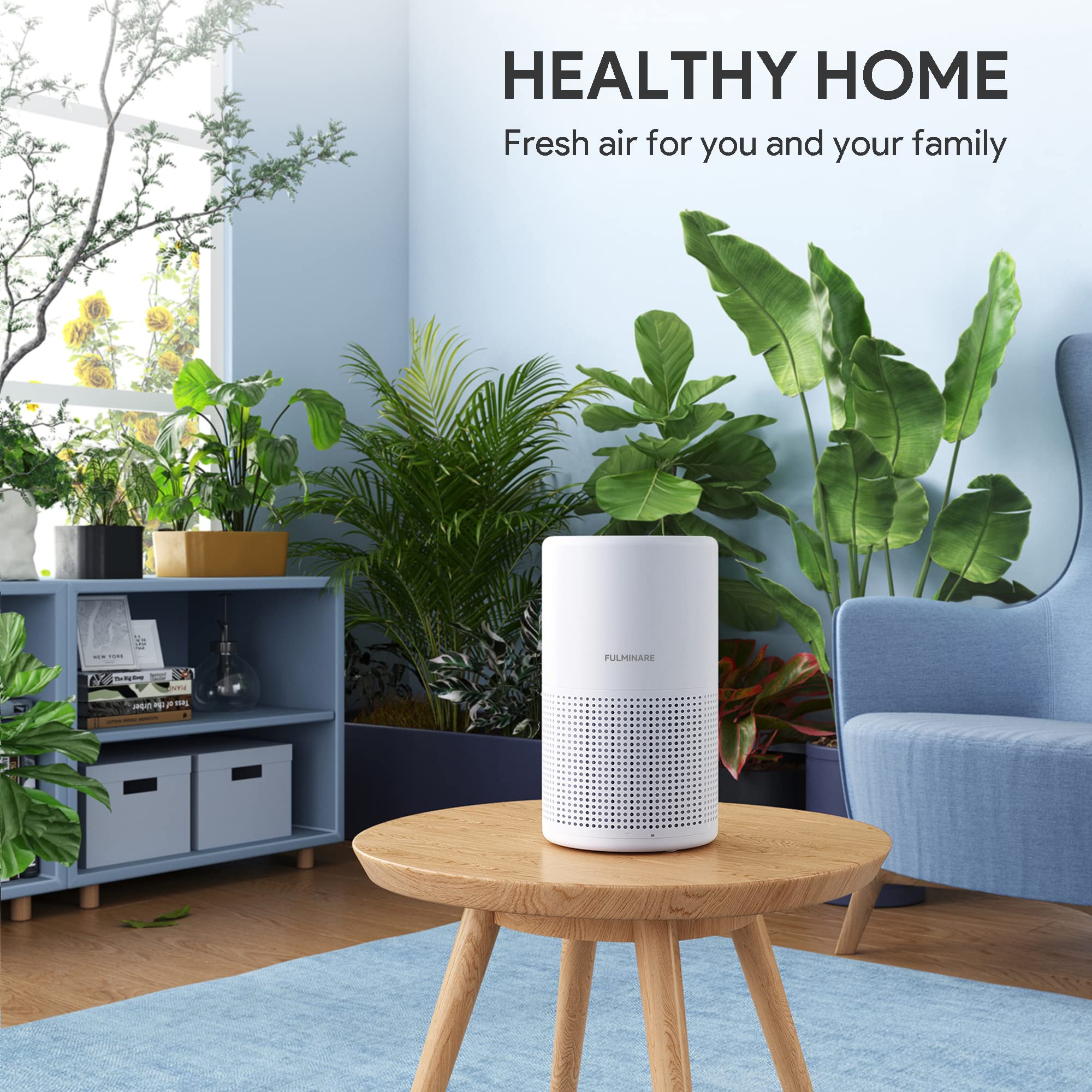 Air Purifiers for Bedroom, FULMINARE H13 True HEPA Filter