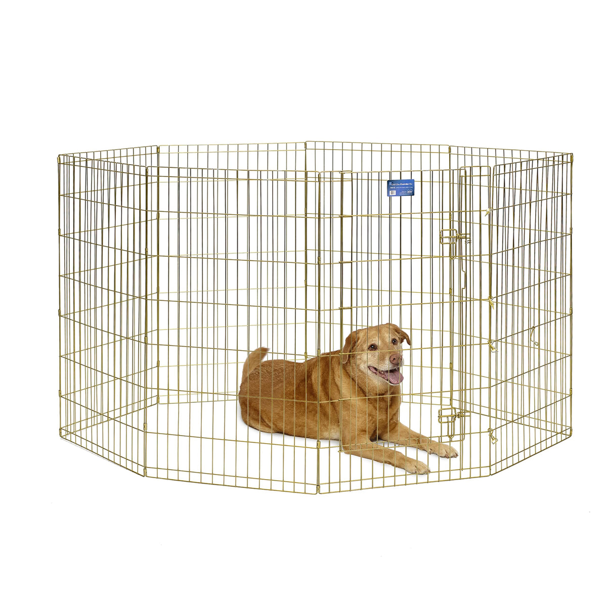 MidWest 30-Inch Exercise Pen, Single Door, 16 Sq Ft Play Area