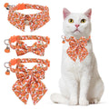 DILLYBUD Thanksgiving Cat Collar Breakaway, Soft Kitten Collars with Bell