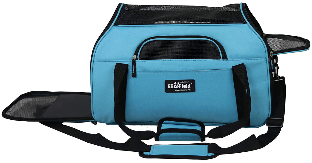 EliteField Soft-Sided Pet Carrier for Cats & Small Dogs (3-Year Warranty)