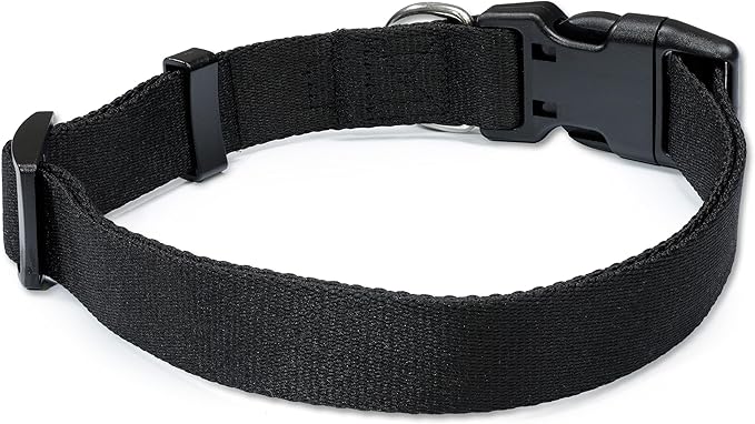 MS-5 Automatic Pet Door Collar, Genuine High Tech Pet Brand Dog Collar for Power Pet Doors - Deluxe Strap (Black, Extra Large) - DC-BLK-MS5-XL
