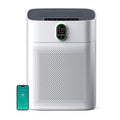 MORENTO Air Purifier for Home Large Room Bedroom Up to 1076 ft², Wi-Fi and Alexa Control, PM2.5 Air Quality Monitor, Auto Mode, HEPA Filter Removes Dust, Pollen, Smoke 1 Pack, White