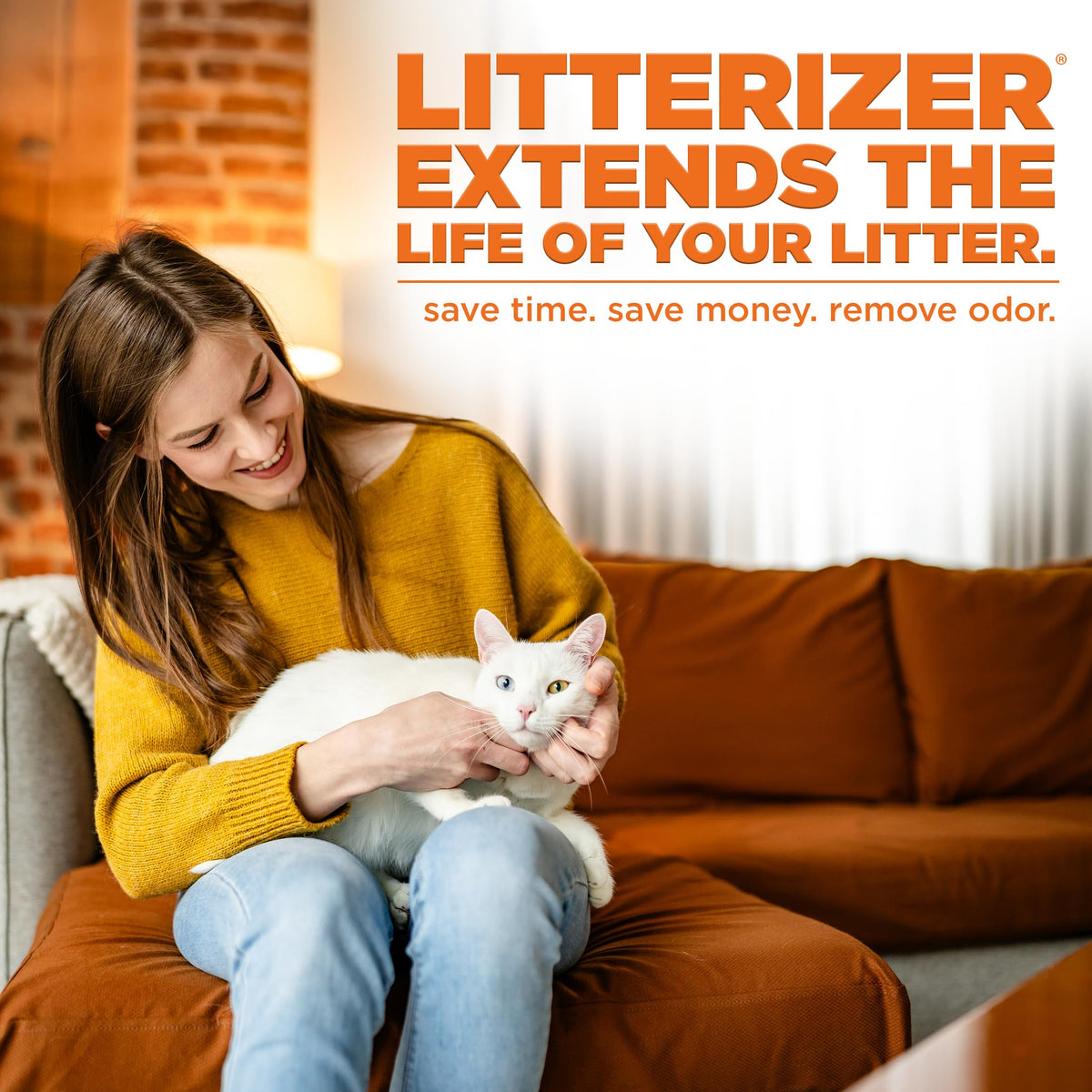 POOPH Litterizer Cat Litter Odor Eliminator Additive, 16 fl oz Bottle