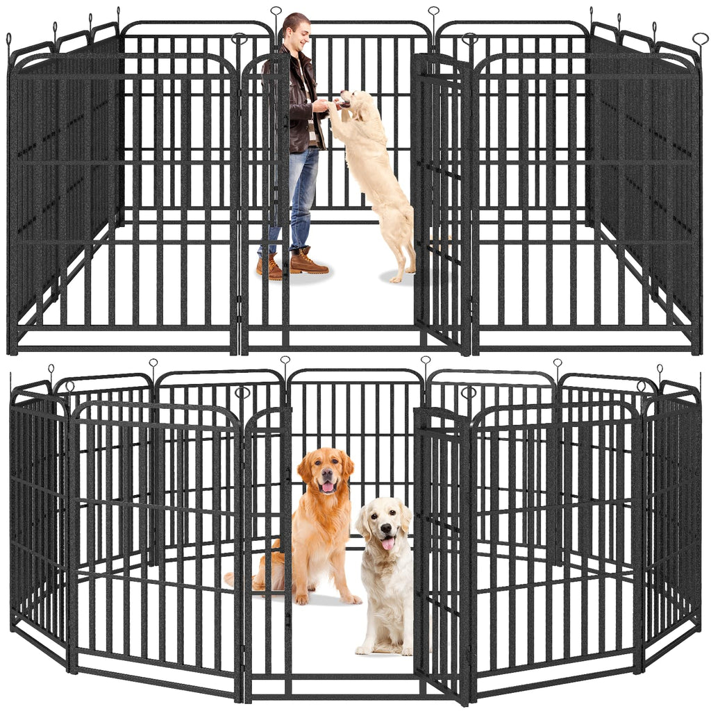 Kfvigoho Heavy Duty Dog Playpen 12 Steel Panels 47" Height