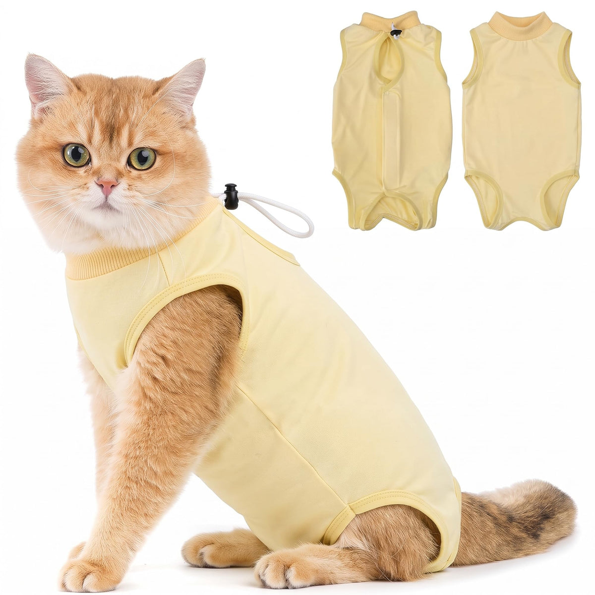 Avont Cat Recovery Suit - Kitten Onesie for Cats After Surgery
