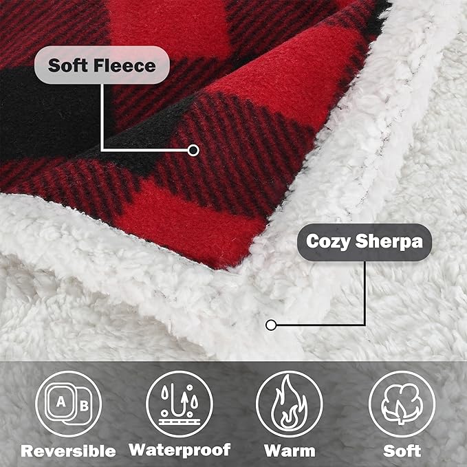 Kritter Planet Waterproof Reversible Pet Blanket for Dogs and Cats