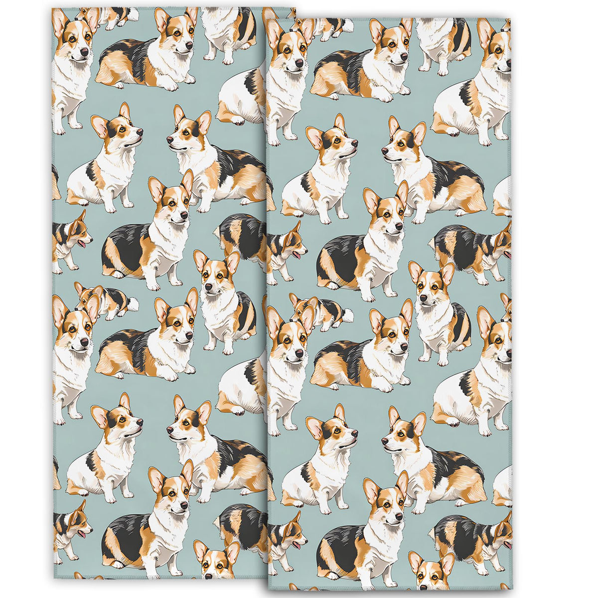amepay Cute Shark Hand Towels - 2 Pack, 14.5" X 28",Soft Microfiber Polyester Dark Towel Set with Bold Dynamic Sharks Pattern,for Ocean Bathroom Kitchen Spa Hotel Decor Gifts