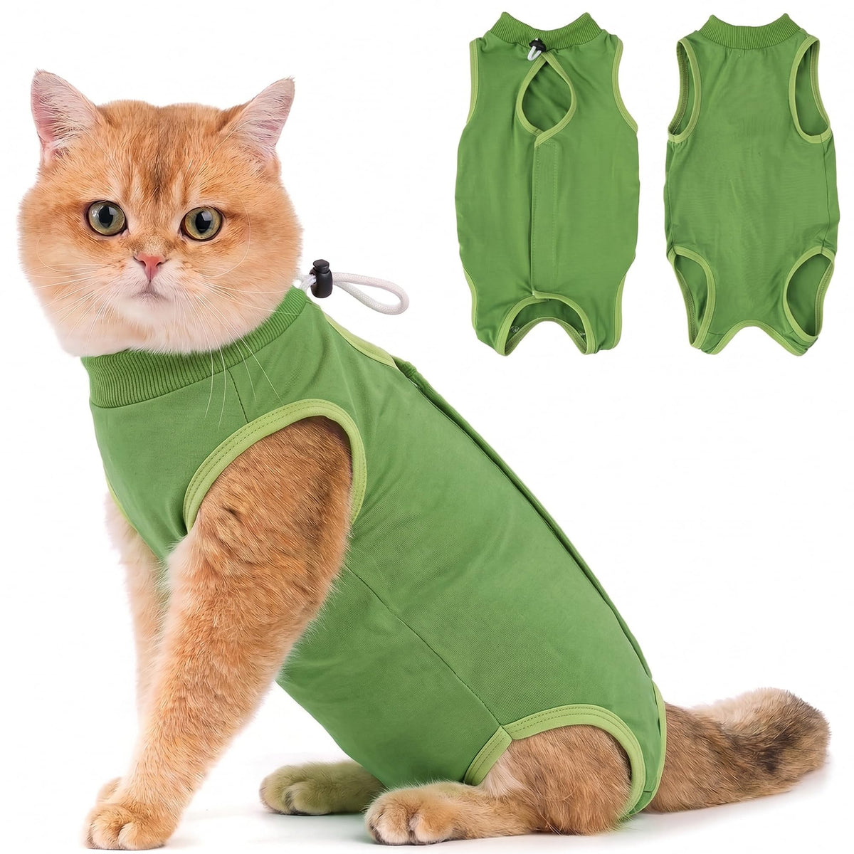 Avont Cat Recovery Suit - Kitten Onesie for Cats After Surgery