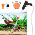 Yaubay 132GPH Manual Aquarium Gravel Cleaner, Fish Tank Siphon Vacuum Cleaner with Adjustable Water Flow for Cleaning Dirt, Water Change & Wash Sand Aquarium Cleaning Tools
