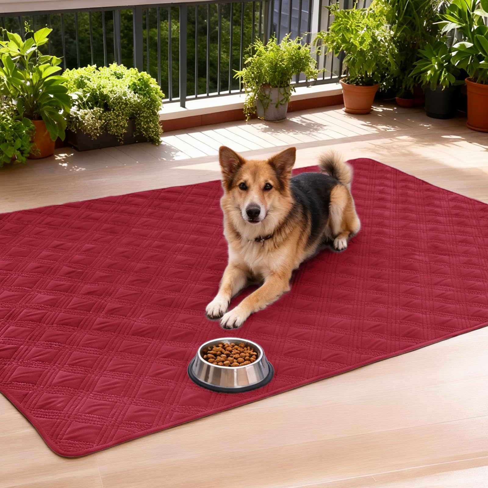 hyha Waterproof Reversible Dog Blanket, Soft Couch Cover for Dogs Washable