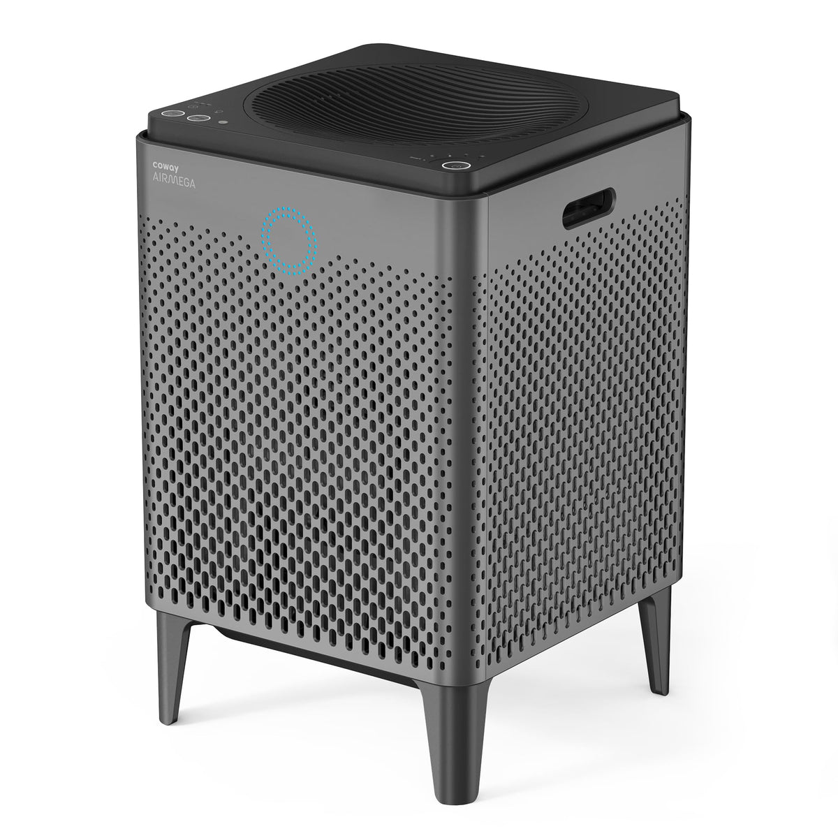 COWAY Air Purifiers for Large Room Whole Home Up to 4,253ft², 2 Sets of XL Washable Pre-Filters and HEPA Filters for Dual Purification, AQI, Turbo Mode, Timer, Wheels, 5yr Warranty, ProX(B)