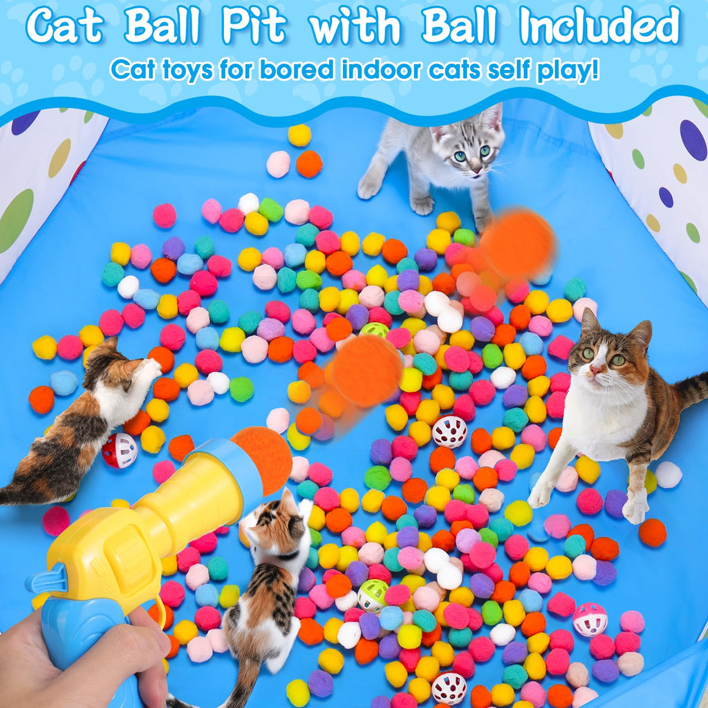 Mity rain Cat Ball Pit with Balls Included