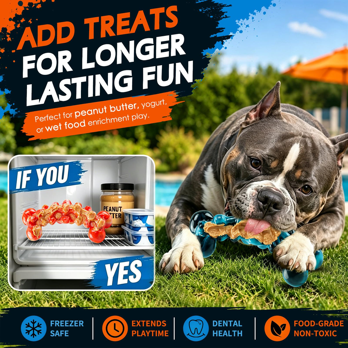 WOWBALA Dog Toys for Aggressive Chewers,Indestructible Dog Chew Toy
