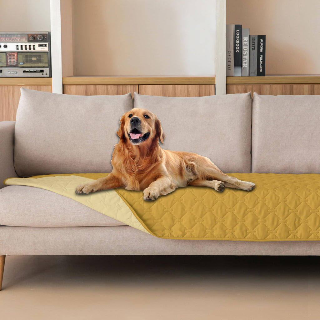 gogobunny 3X Stronger Waterproof Pet Blanket, Scratch Proof Furniture Protector for Dogs Cats, Reversible Cover 82x120 Inch — 30x80 Inch (Pack of 1)