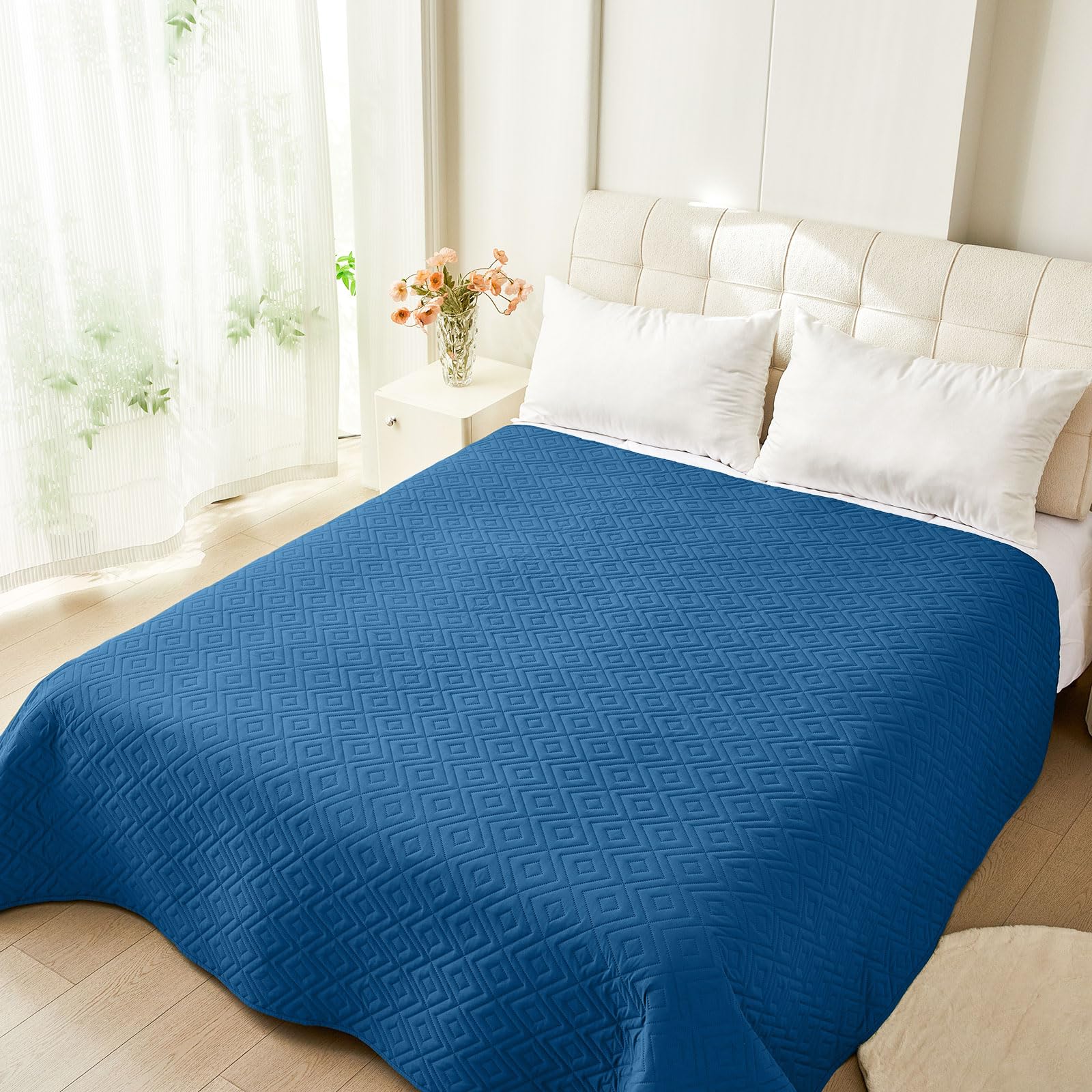 hyha Waterproof Reversible Dog Blanket, Pet Blanket for Sofa Couch